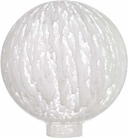 Samlepære Globe glas Hvidmaleret 125Ø 31,5mm gevind (Passer til adaptor 7001127)